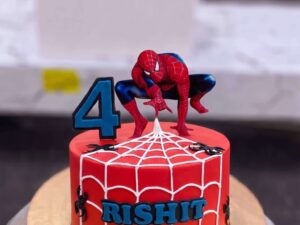 Spiderman Web Birthday Cake in Lahore