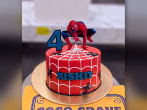 Spiderman Web Birthday Cake in Lahore