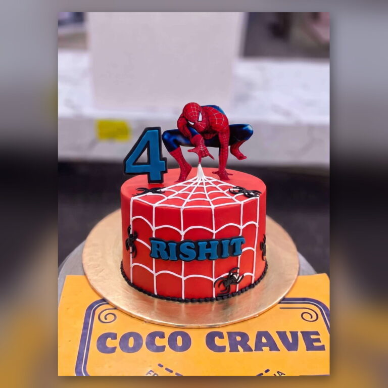Spiderman Web Birthday Cake in Lahore