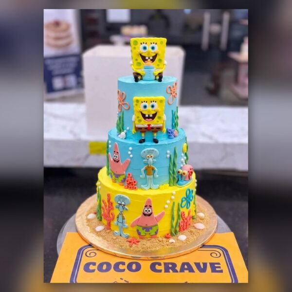 SpongeBob Cake in Lahore — delivered in Eme Society, Lahore