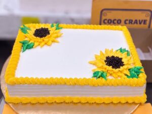 Sunflower Sheet Cake in Lahore