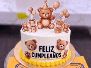 Teddy Bear First Birthday Cake in Lahore — delivered in Lahore, Lahore