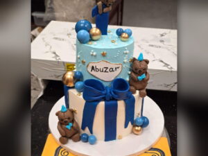 Teddy Bear Fondant Cake in Lahore