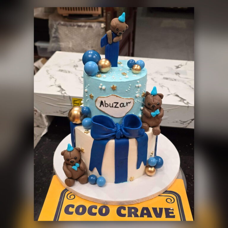 Teddy Bear Fondant Cake in Lahore