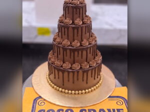 Three Tier Chocolate Drip Cake in Lahore — CocoCrave.pk Lahore