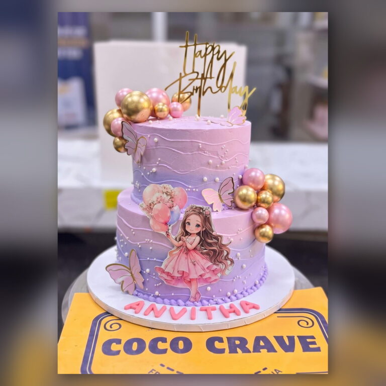 Two Tier Ballerina Cake in Lahore
