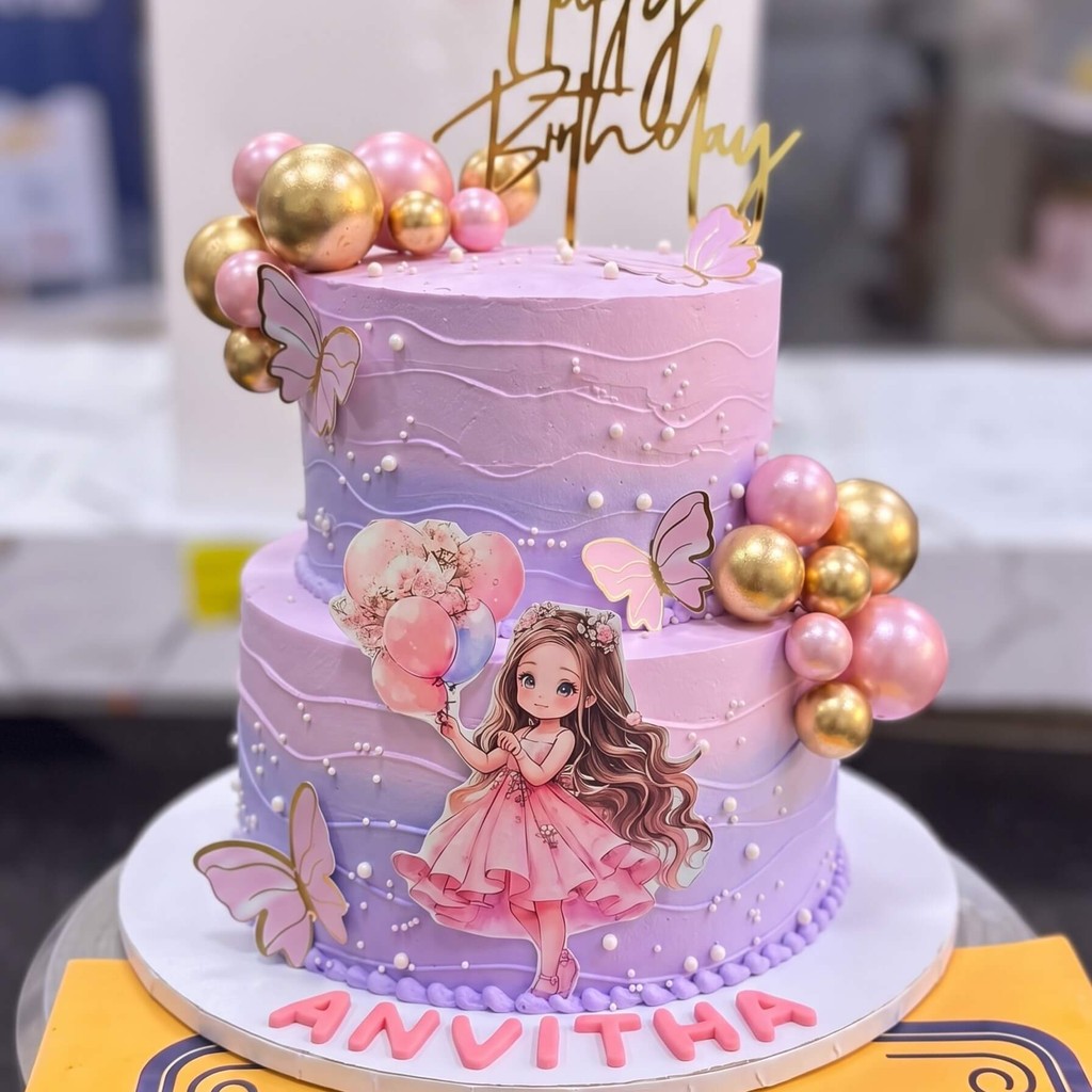 Two Tier Ballerina Cake in Lahore Two Tier Ballerina Cake by CocoCrave.pk in Lahore