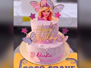 Two Tier Barbie Cake in Lahore