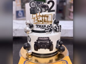 Two Tier Black Jeep Cake in Lahore — CocoCrave.pk Lahore