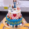 Two Tier Doctor Theme Cake by CocoCrave.pk in Lahore