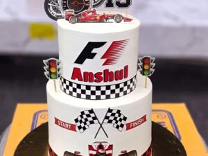 Two Tier F1 Racing Cake in Lahore