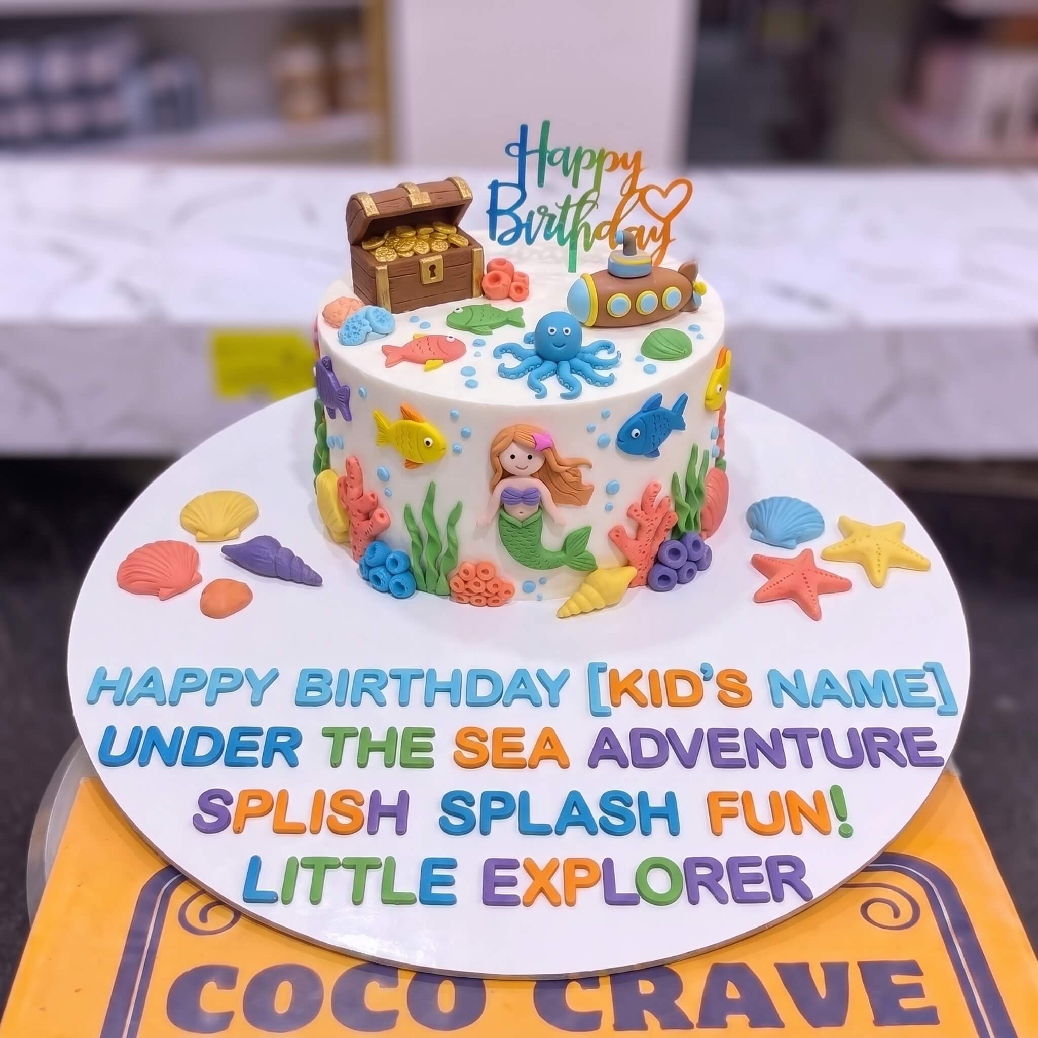 Undersea Mermaid Treasure Birthday Cake in Lahore Undersea Mermaid Treasure Birthday Cake in Lahore — CocoCrave Lahore