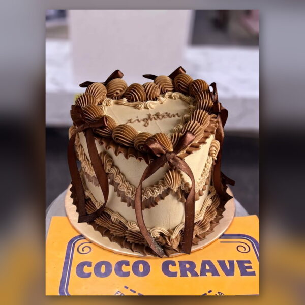 Vintage Bow Coffee Cake in Lahore — delivered in Lahore