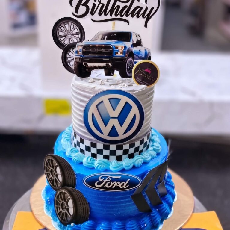 Volkswagen and Ford Car Cake in Lahore