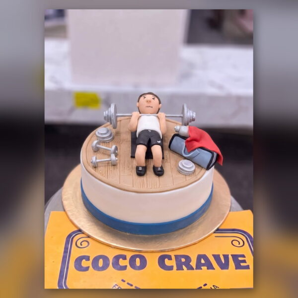 Weightlifting Gym Cake in Lahore — delivered in Sabzazar, Lahore