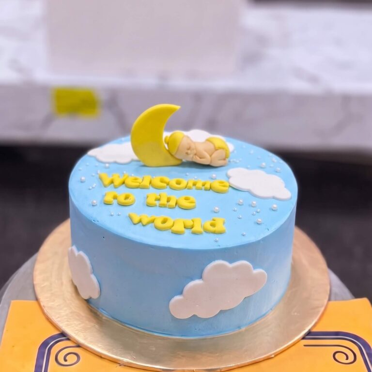 Welcome to the World Baby Cake in Lahore