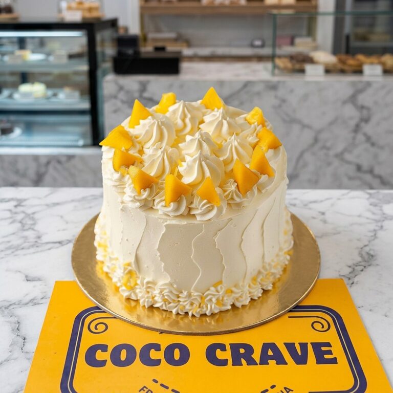 White Mango Cream Cake in Lahore