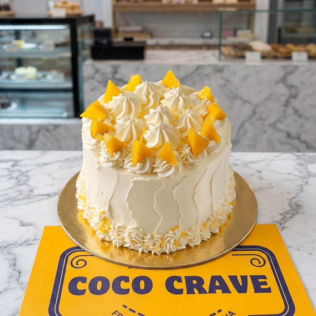 White Mango Cream Cake in Lahore White Mango Cream Cake in Lahore — CocoCrave Lahore