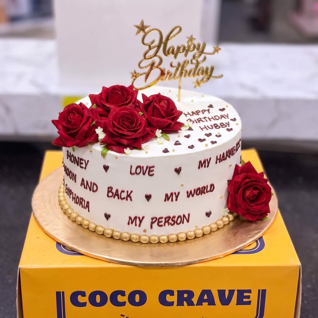 White Red Rose Love Message Cake in Lahore White Red Rose Love Message Cake in Lahore — CocoCrave Lahore