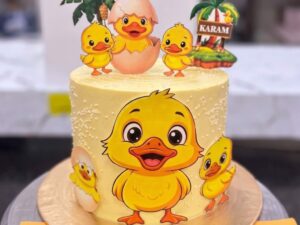 Yellow Duck Cake in Lahore