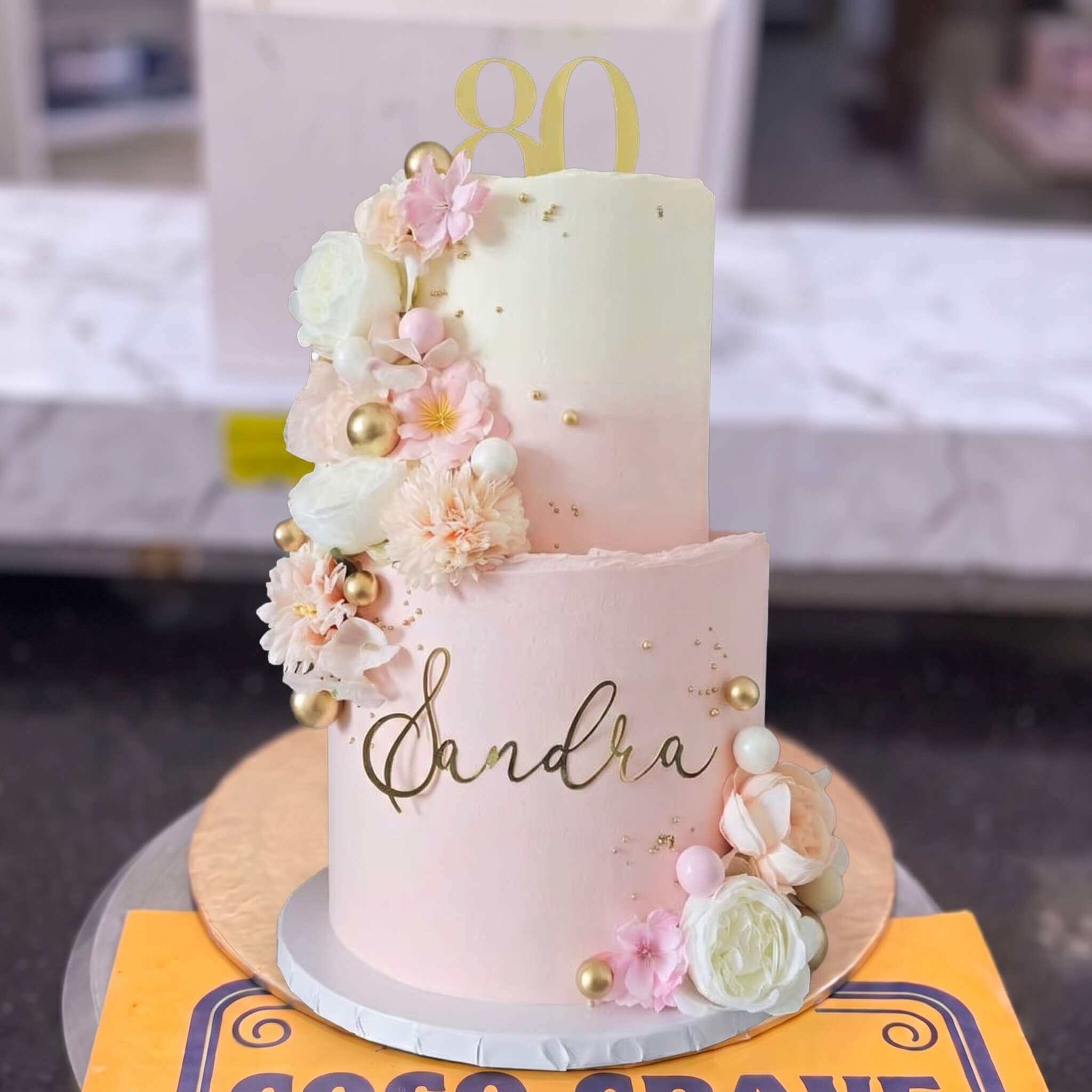 Blush Rose Fresh Two Tier Cake in Lahore Blush Rose Fresh Two Tier Cake in Lahore
