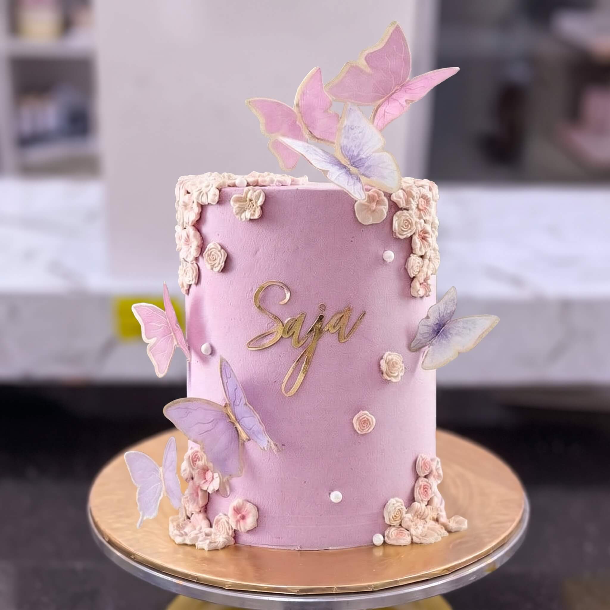 Lilac Blossom Buttercream Cake in Lahore Lilac Blossom Buttercream Cake in Lahore