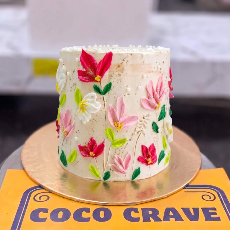 Pastel Painted Buttercream Cake II in Lahore
