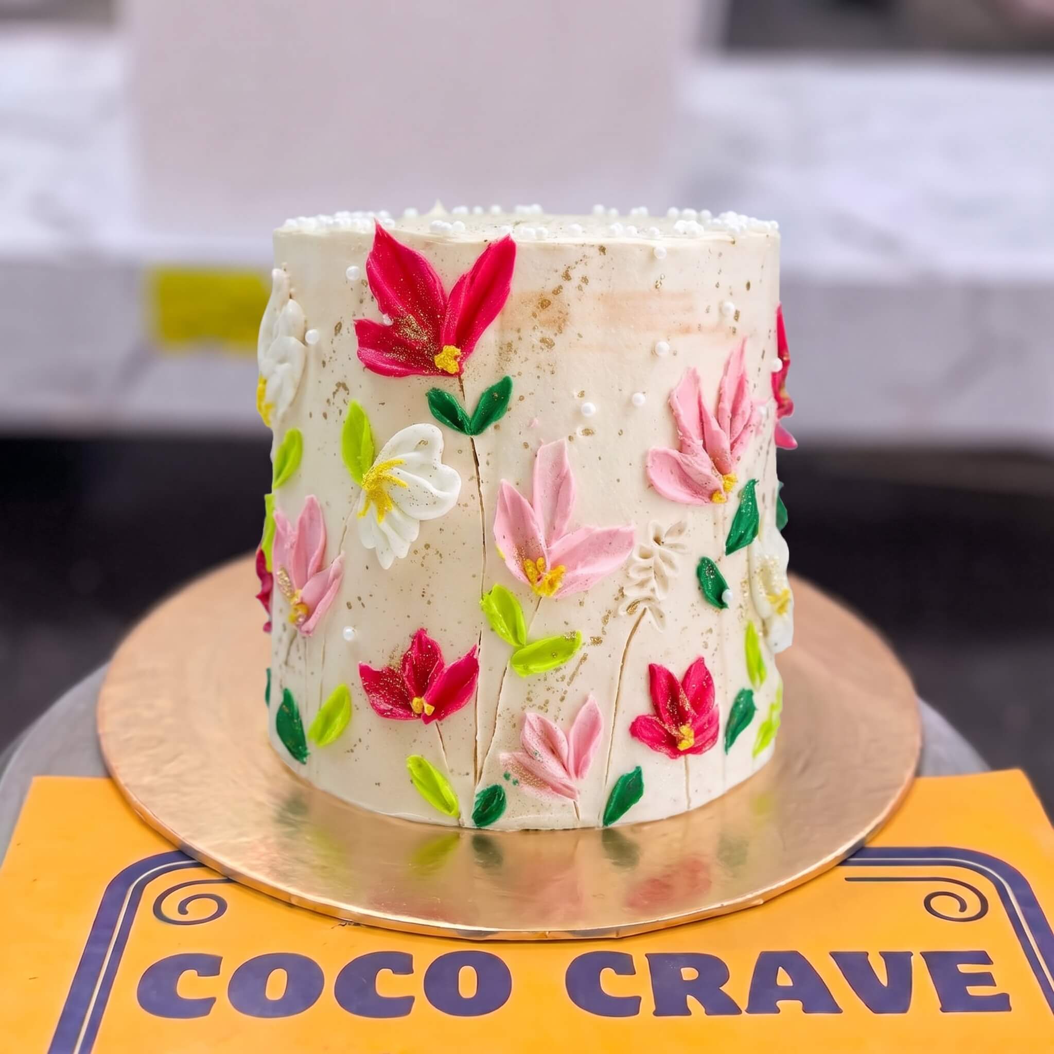 Pastel Painted Buttercream Cake II in Lahore Pastel Painted Buttercream Cake II in Lahore