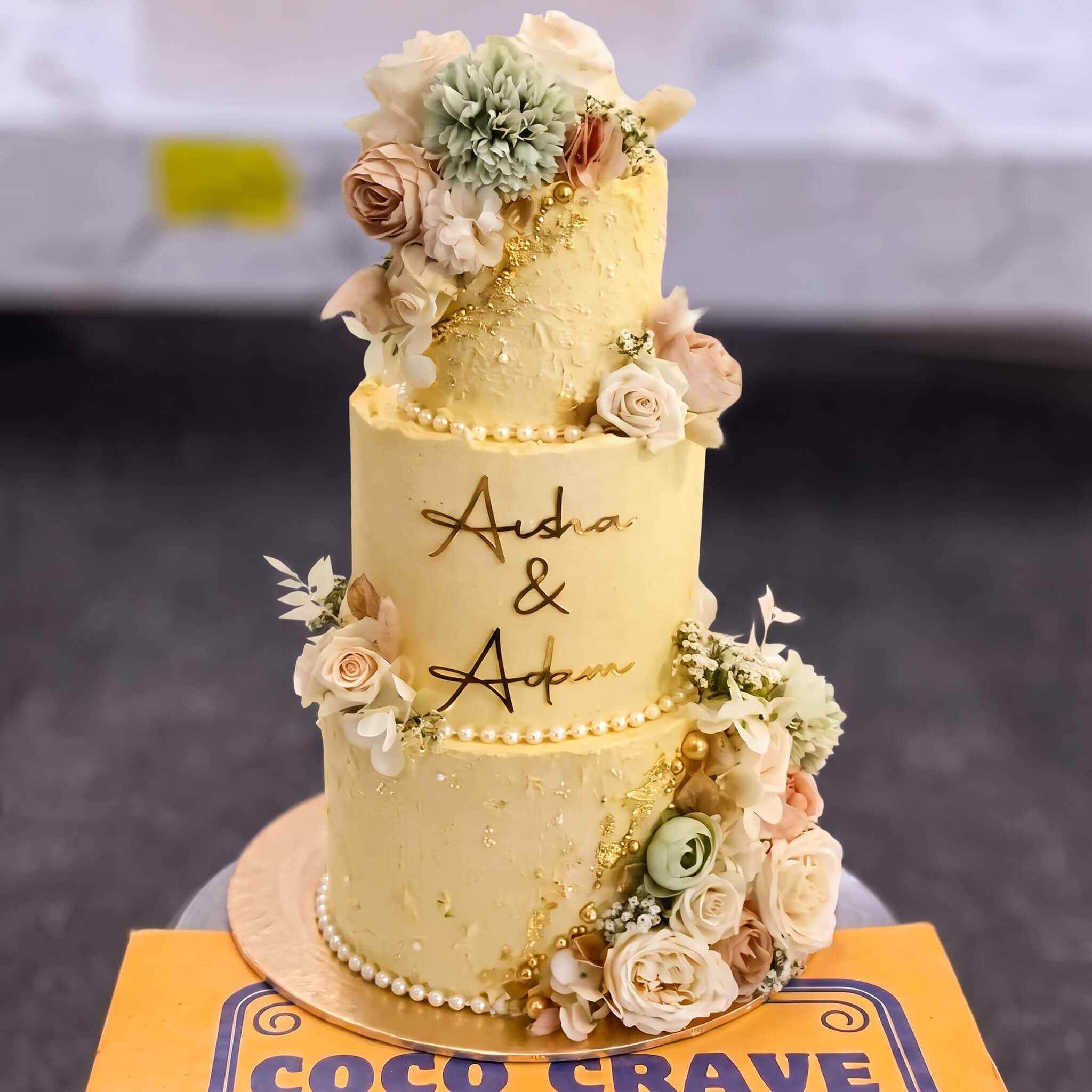 Pastel Rose Fresh Three Tier Cake in Lahore Pastel Rose Fresh Three Tier Cake in Lahore