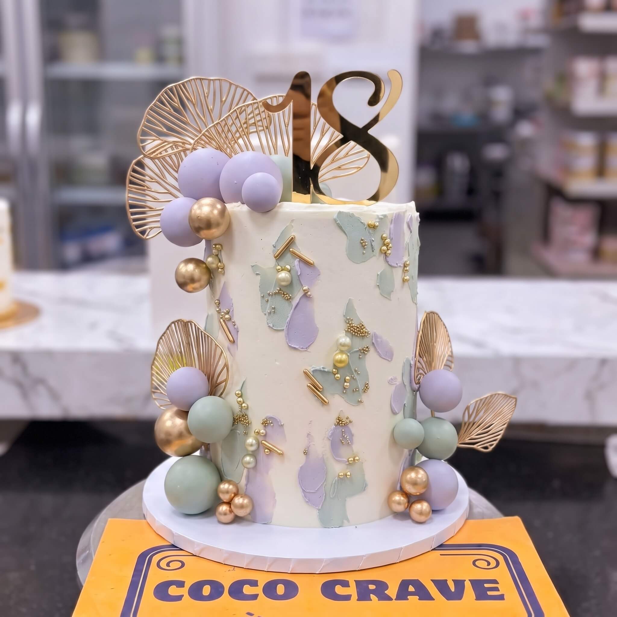 Pastel Lilac 18th Birthday Cake in Lahore Pastel Lilac 18th Birthday Cake in Lahore — CocoCrave Lahore