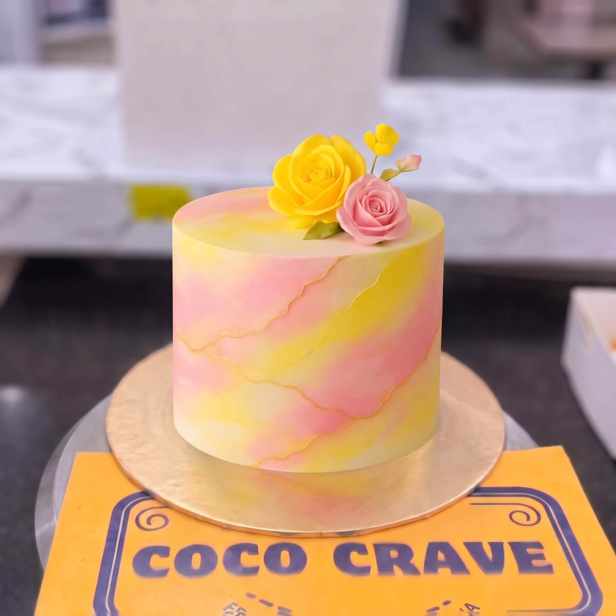 Pastel Sugar Rose Watercolor Cake in Lahore Pastel Sugar Rose Watercolor Cake in Lahore