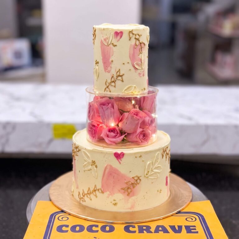 Blush Rose Fresh Two Tier Cake II in Lahore