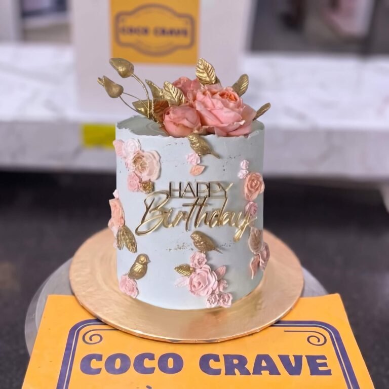 Pastel Rose Buttercream Birthday Cake II in Lahore