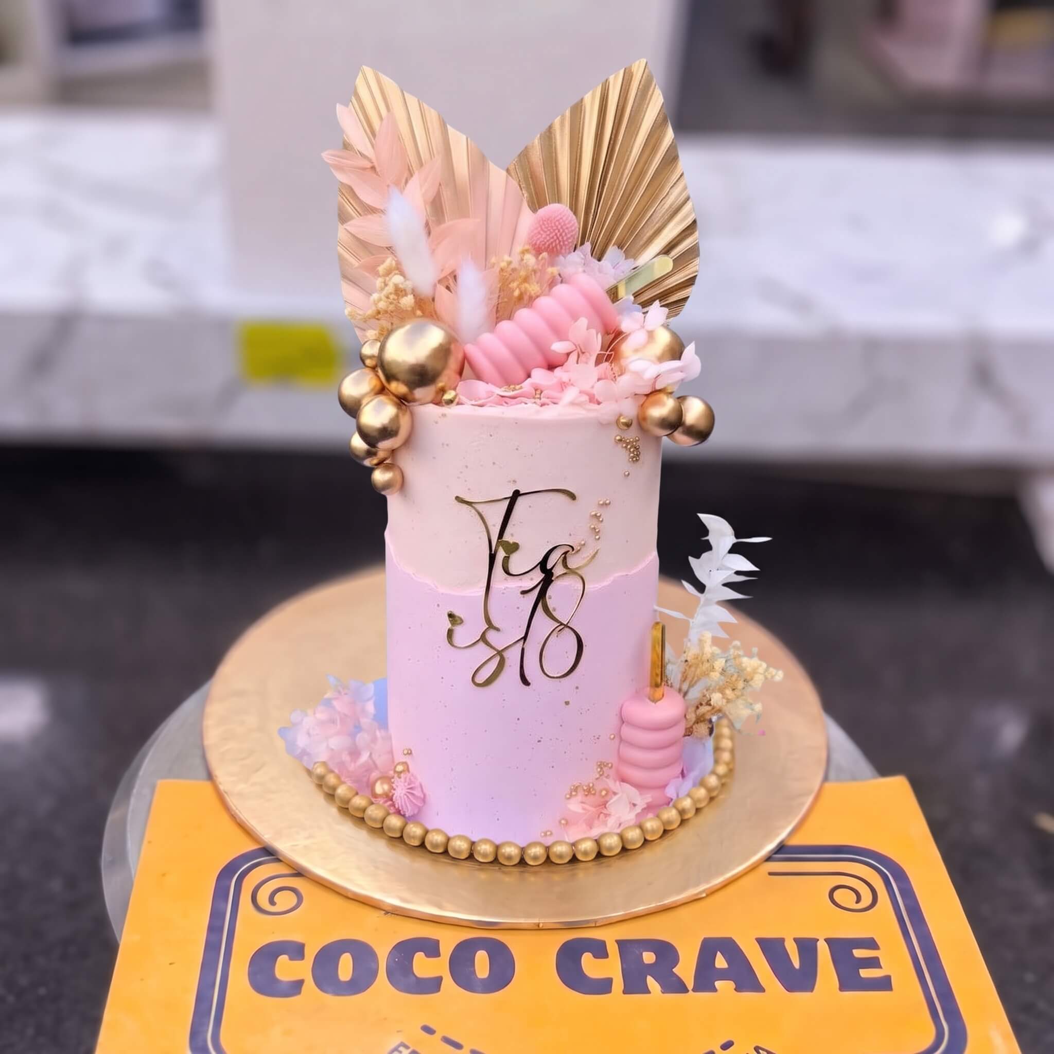 Blush Botanical 18th Birthday Cake in Lahore Blush Botanical 18th Birthday Cake in Lahore