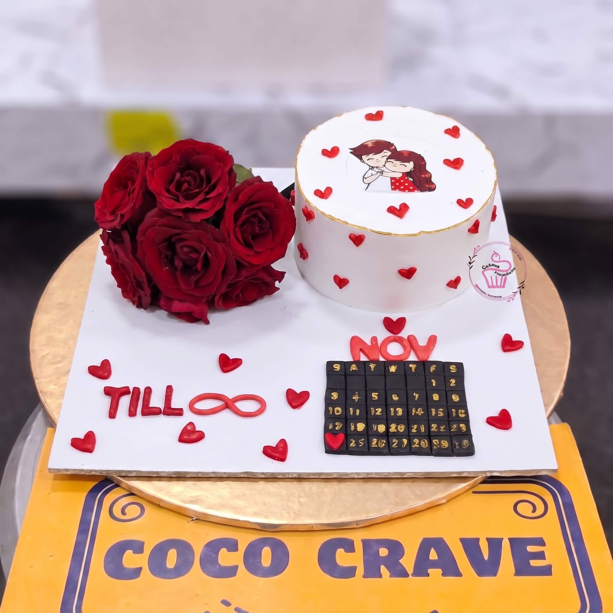 Red Fresh Rose Cake in Lahore Red Fresh Rose Cake in Lahore