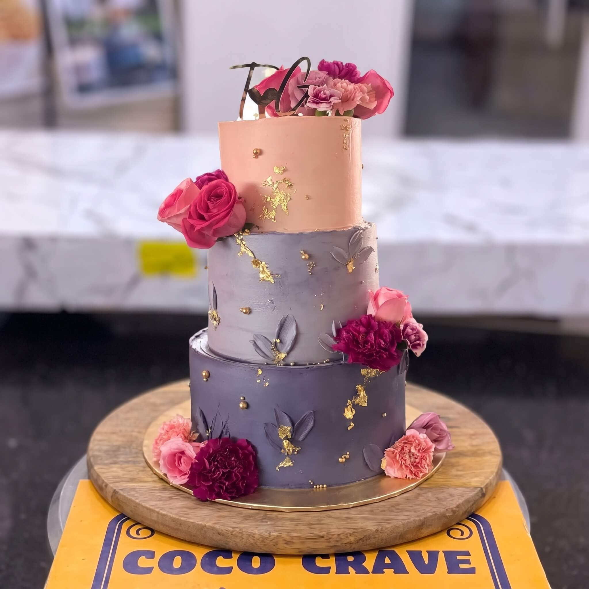 Rose Fresh Three Tier Cake in Lahore Rose Fresh Three Tier Cake in Lahore