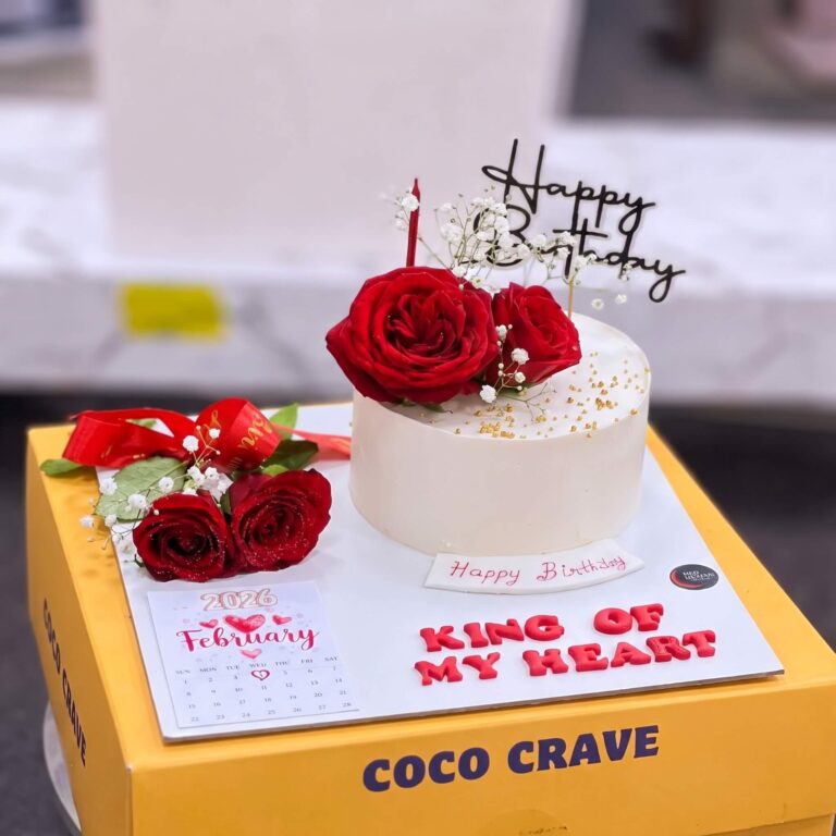 Red Fresh Rose Birthday Cake II in Lahore