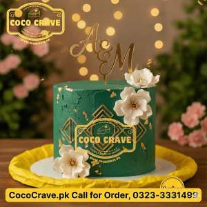 CocoCrave.pk – Lahore’s premium home bakery for custom cakes, including birthday cakes, kids theme cakes, 3D fondant cakes, wedding cakes, engagement cakes, bridal shower cakes, and anniversary cakes. Freshly baked daily with real butter and halal ingredients Custom cakes by CocoCrave.pk in Lahore – birthday, kids theme, 3D fondant, wedding, engagement, bridal shower, anniversary, vintage Lambeth, bento and lunchbox cakes. Freshly baked with real butter and halal ingredients. Fast delivery across Lake City, Dream Gardens, Parkview City, Bahria Town, Bahria Orchard, DHA Rahbar, DHA Cantt, Valencia, Wapda Town, Johar Town, Model Town, Al Kabir Town, Fazaia, Khayaban-e-Amin, AWT, PCSIR, Abdalian, Gulberg, Garden Town, Faisal Town, NFC and LDA Society.